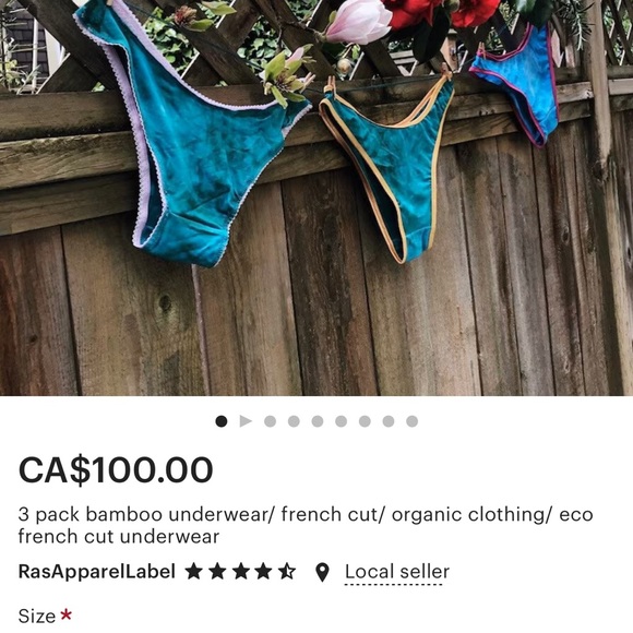 Lot of handmade bamboo underwear - Picture 5 of 6